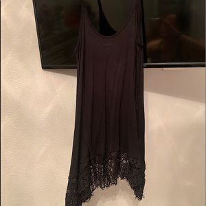 Lace Bottom Basic Spaghetti Strap